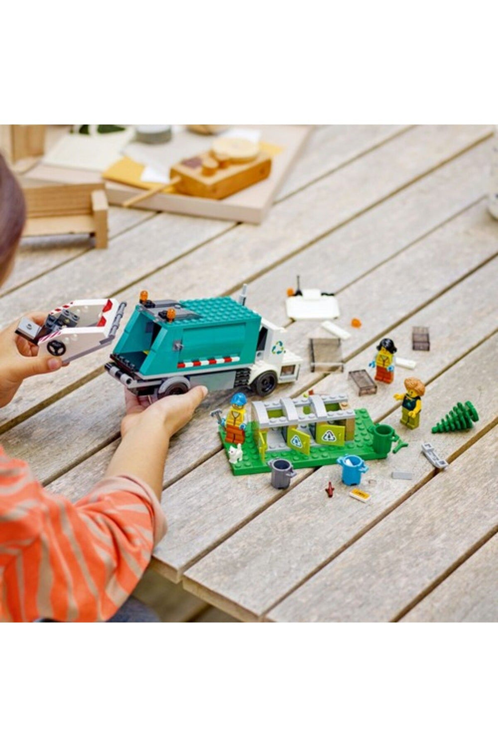 LEGO ® City Geri Dönüşüm Kamyonu 60386 - 5 Yaş ve Üzeri Çocuklar için Oyuncak Yapım Seti (261 Parça)
