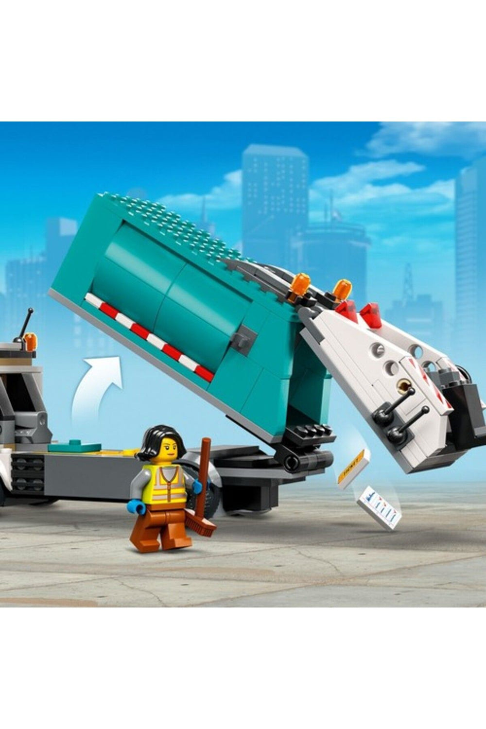 LEGO ® City Geri Dönüşüm Kamyonu 60386 - 5 Yaş ve Üzeri Çocuklar için Oyuncak Yapım Seti (261 Parça)