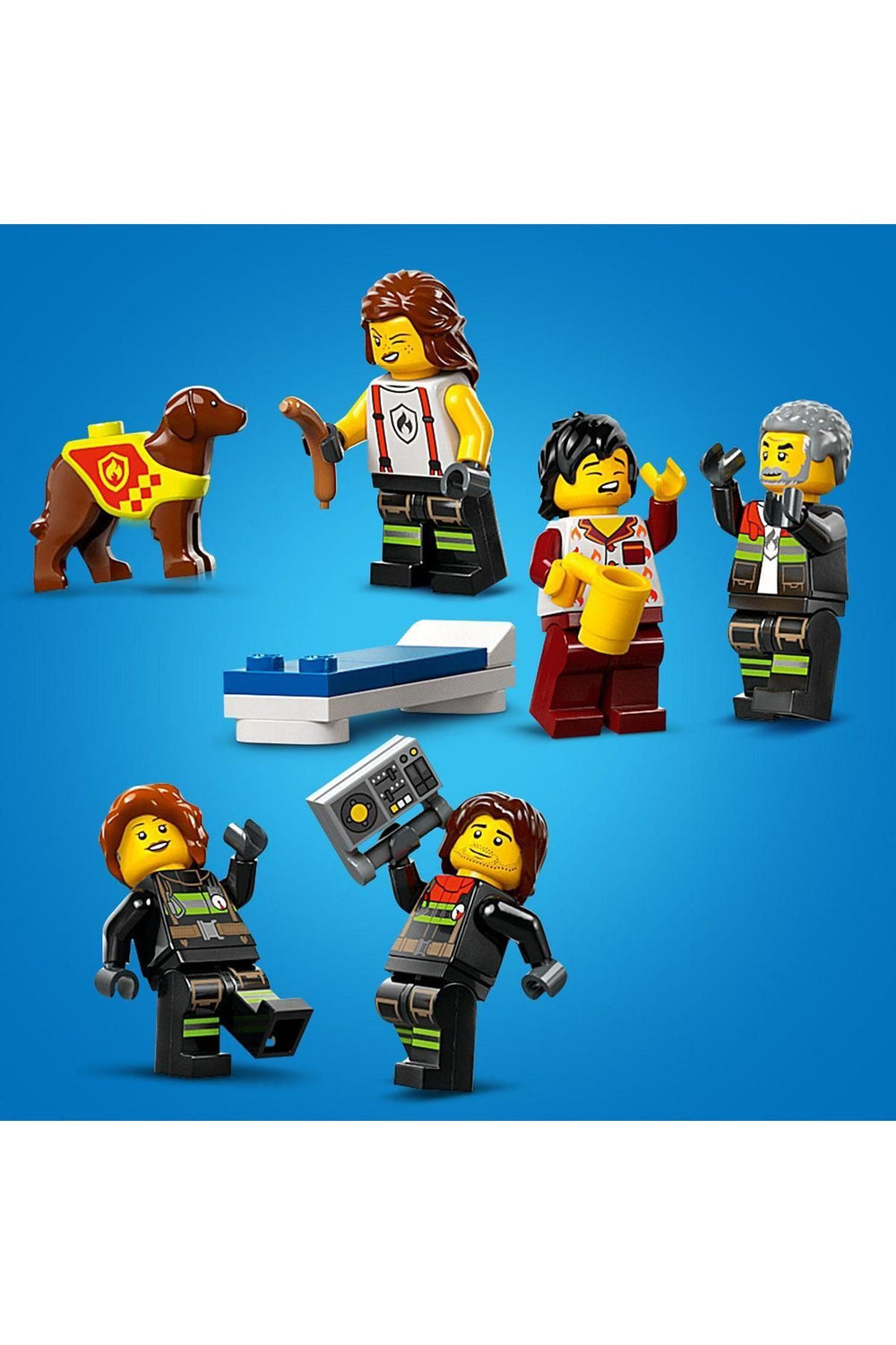 LEGO ® City İtfaiye Kamyonlu İtfaiye Merkezi 60414 -  Yaratıcı Oyuncak Yapım Seti (843 Parça)