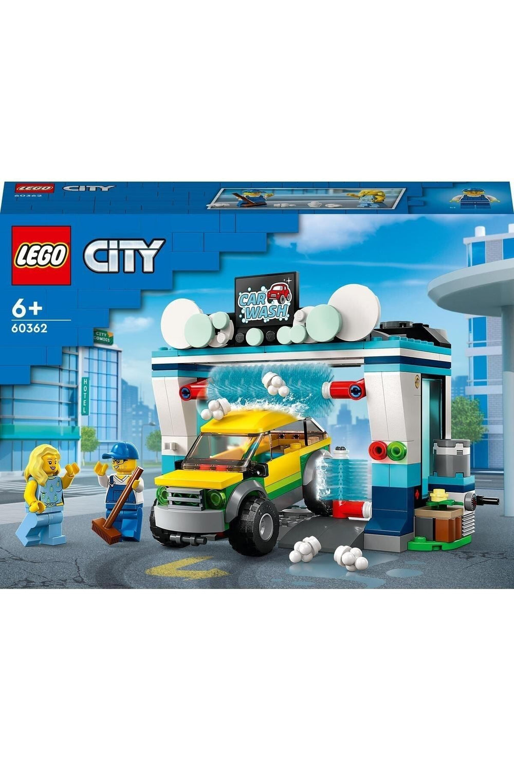 LEGO ®  City Oto Yıkama 60362 - 6 Yaş ve Üzeri Çocuklar İçin Bir Araba