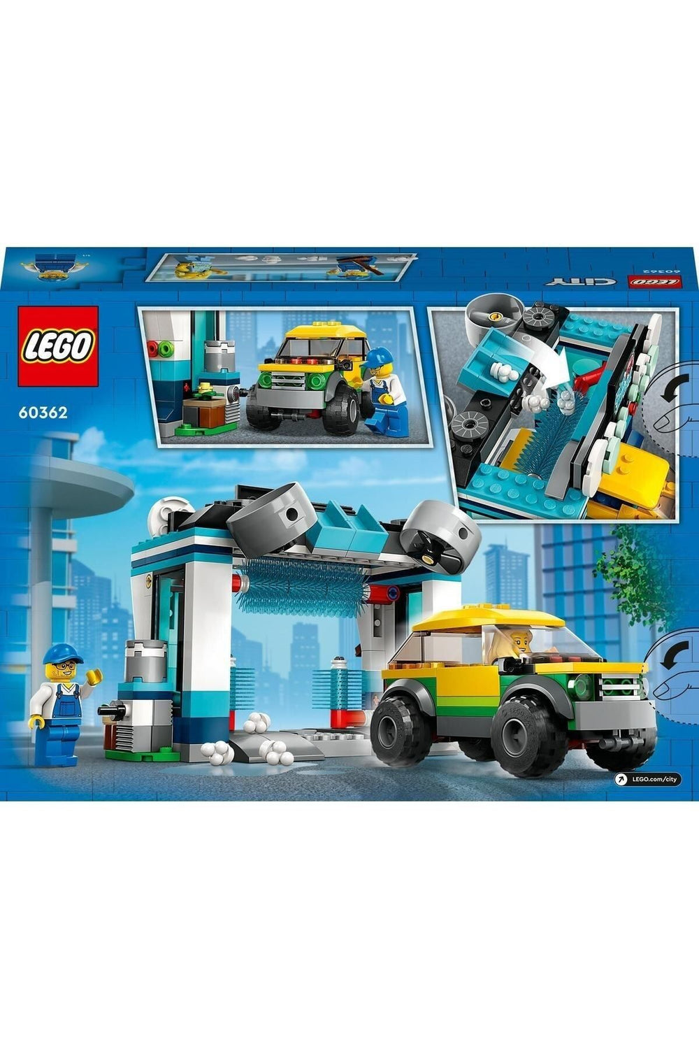 LEGO ®  City Oto Yıkama 60362 - 6 Yaş ve Üzeri Çocuklar İçin Bir Araba