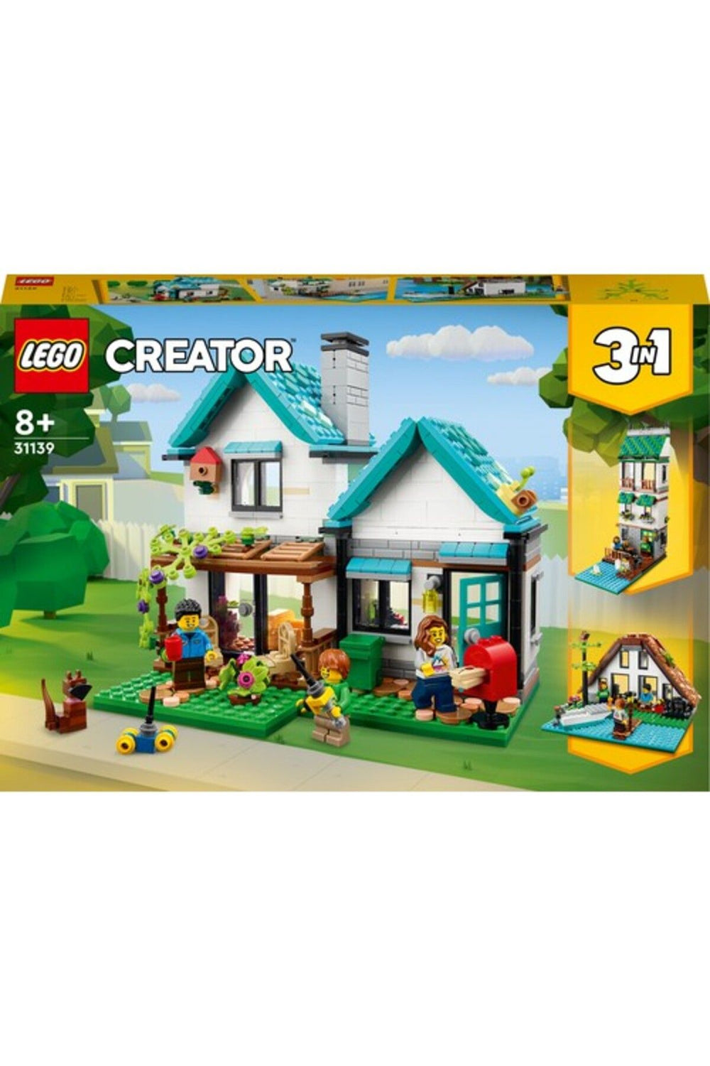 LEGO ® Creator Şirin Ev 31139 - 8 Yaş ve Üzeri Çocuklar için Yaratıcı Oyuncak Yapım Seti (808 Parça)