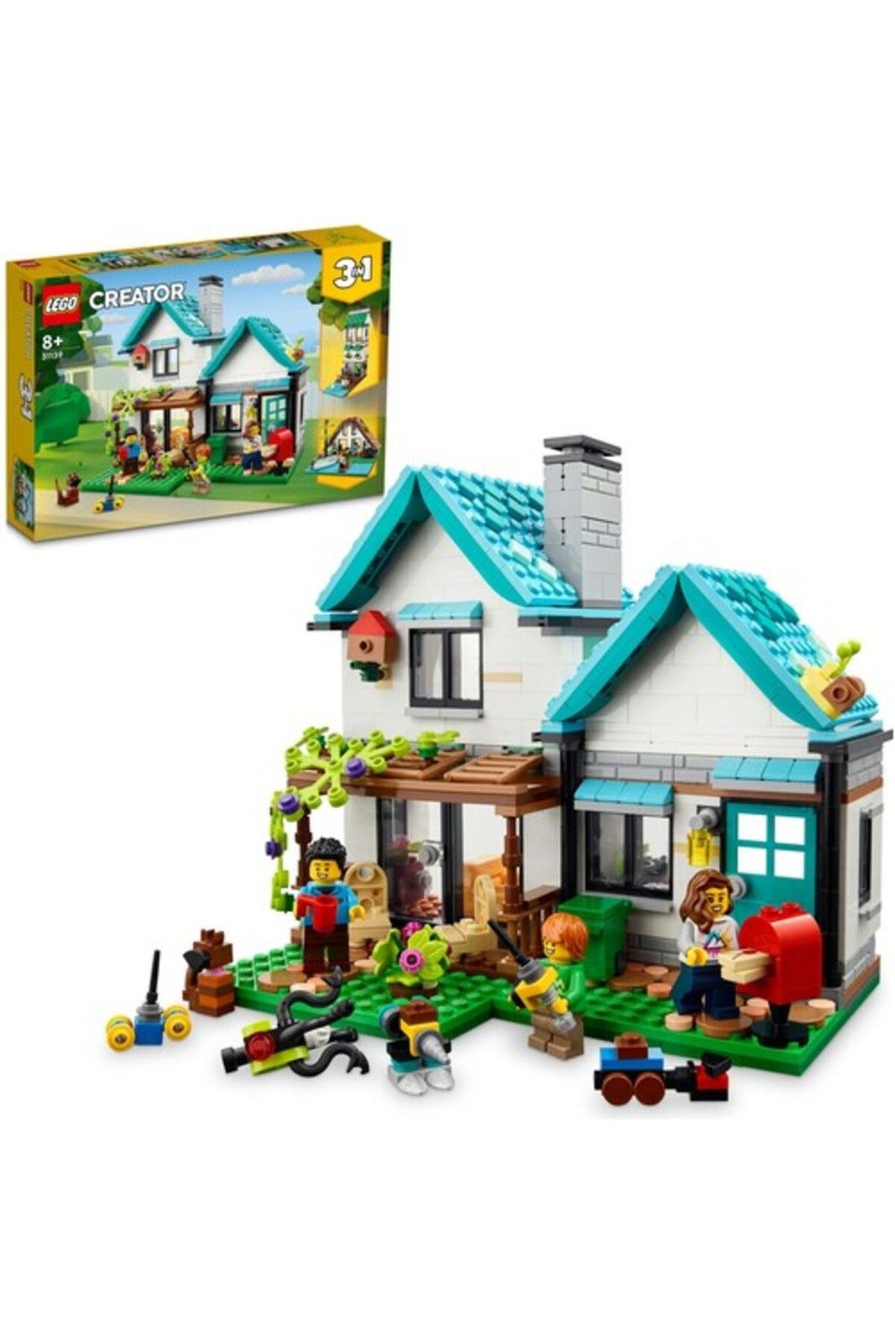 LEGO ® Creator Şirin Ev 31139 - 8 Yaş ve Üzeri Çocuklar için Yaratıcı Oyuncak Yapım Seti (808 Parça)