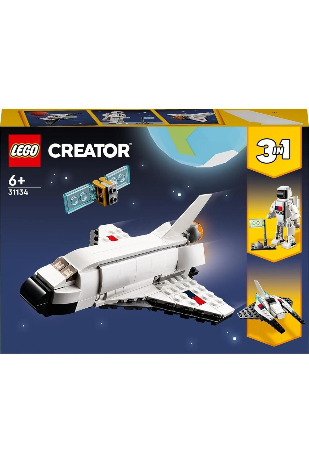 LEGO ® Creator Uzay Mekiği 31134 - 6 Yaş ve Üzeri Çocuklar için Yaratıcı Yapım Seti (144 Parça)