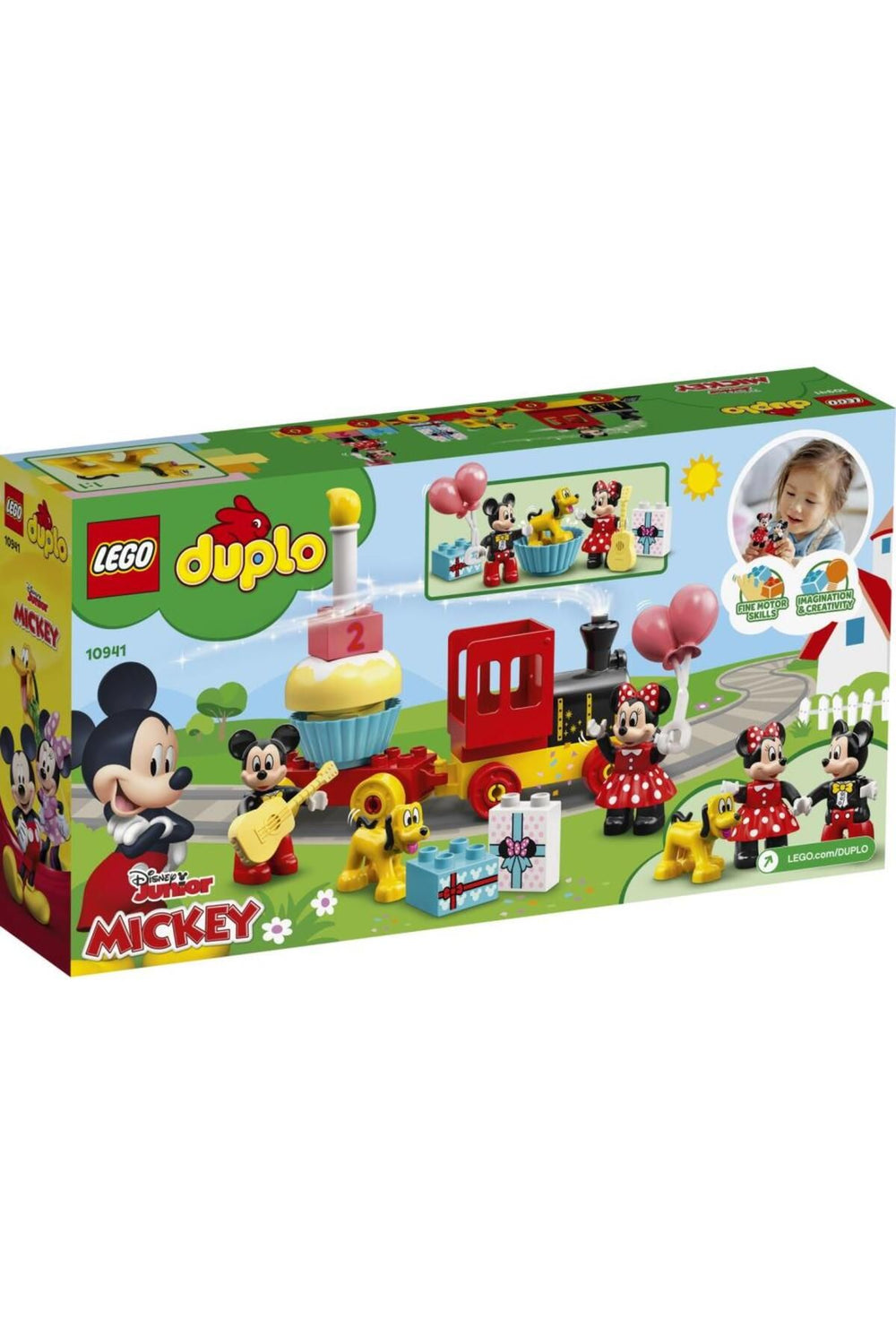 LEGO DUPLO® Disney Mickey ve Minnie Doğum Günü Treni 10941  Eğitici Yapım Seti (22 Parça)