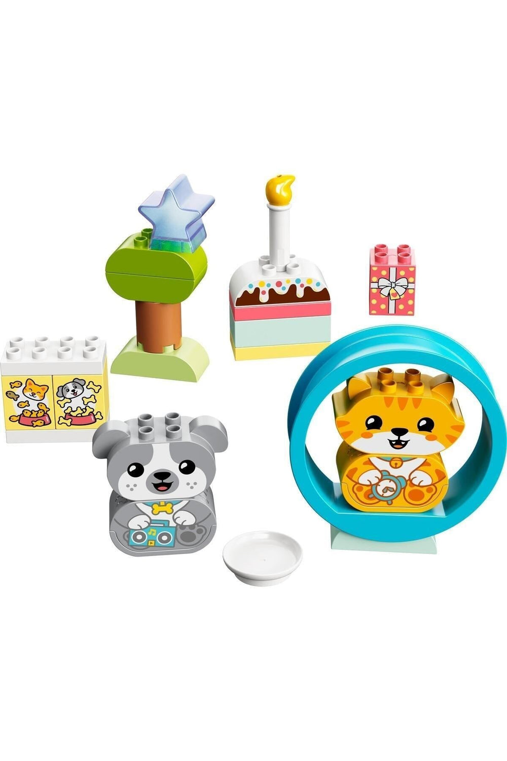 LEGO ® DUPLO® Sesli İlk Yavru Köpeğim ve Yavru Kedim 10977 -Evcil Hayvan Oyuncak Yapım Seti(22 Parça)