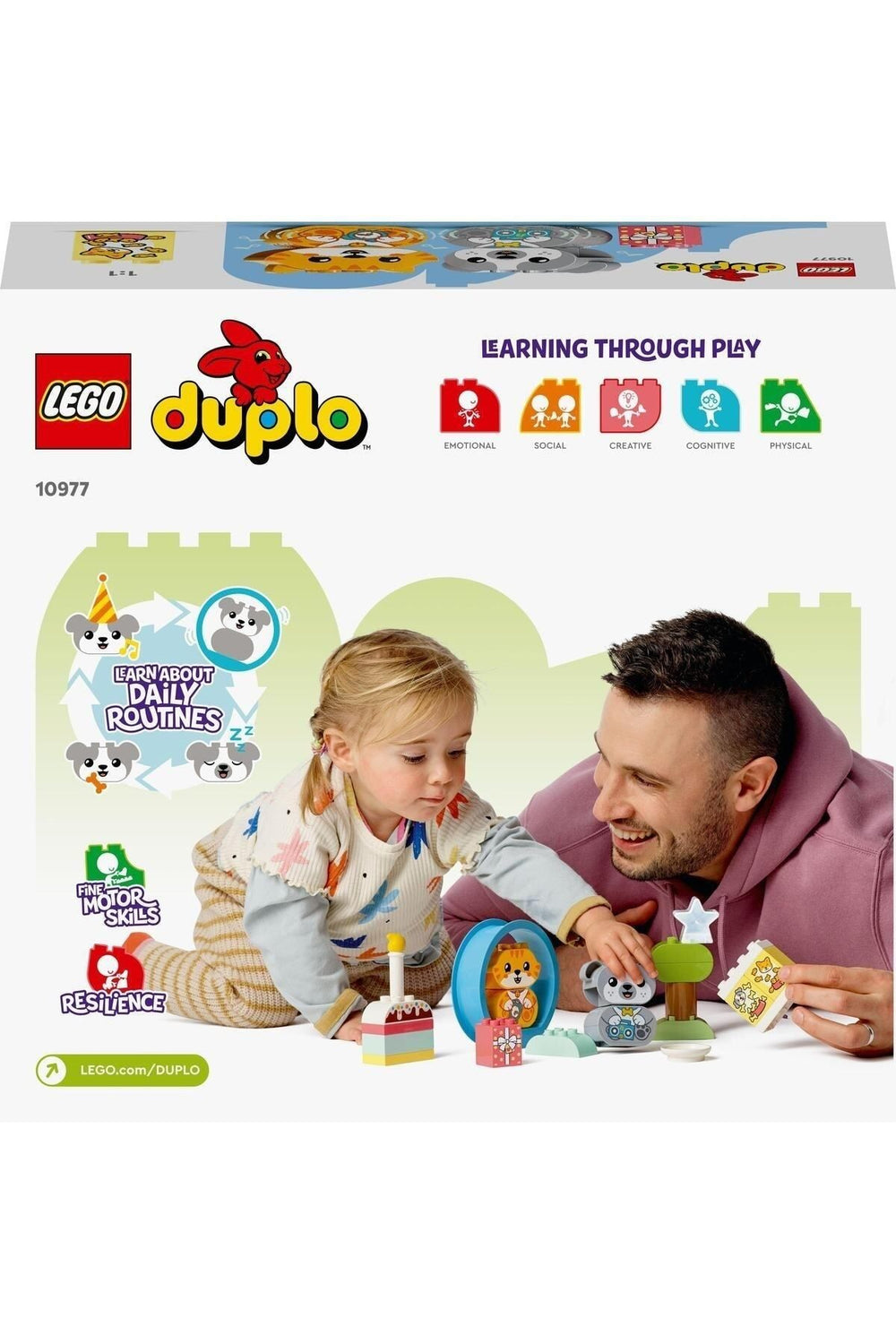 LEGO ® DUPLO® Sesli İlk Yavru Köpeğim ve Yavru Kedim 10977 -Evcil Hayvan Oyuncak Yapım Seti(22 Parça)