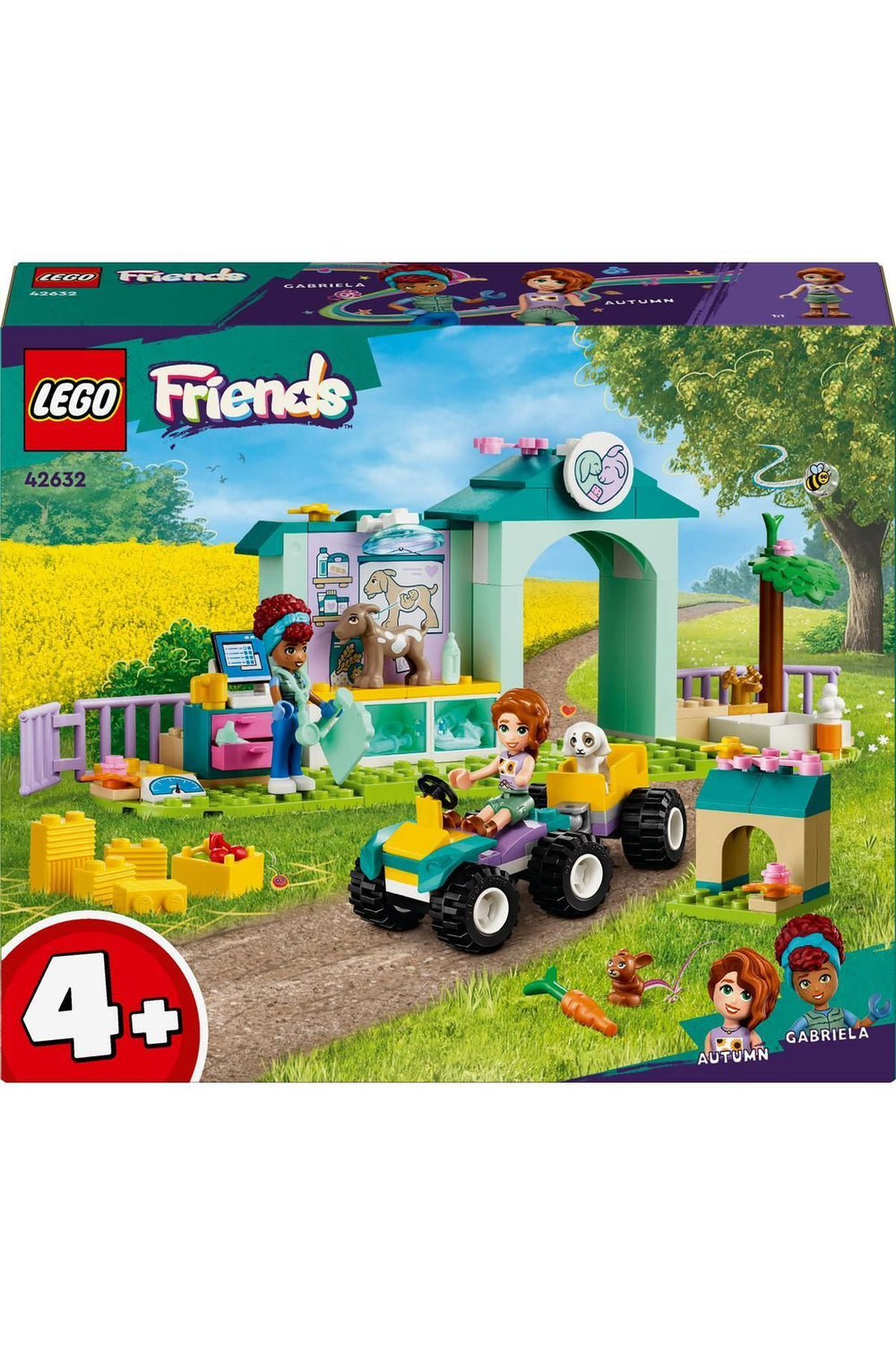 LEGO ® Friends Çiftlik Hayvanı Veteriner Kliniği 42632 -  Yaratıcı Oyuncak Yapım Seti (161 Parça)
