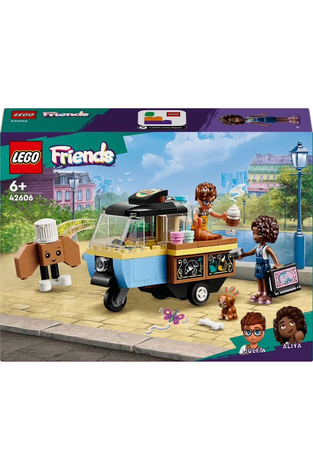LEGO ® Friends Mobil Pastane 42606 -  Yaratıcı Oyuncak Yapım Seti (125 Parça)