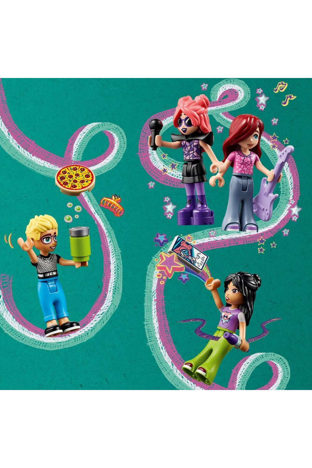 LEGO Friends Pop Star Müzik Turne Otobüsü 42619