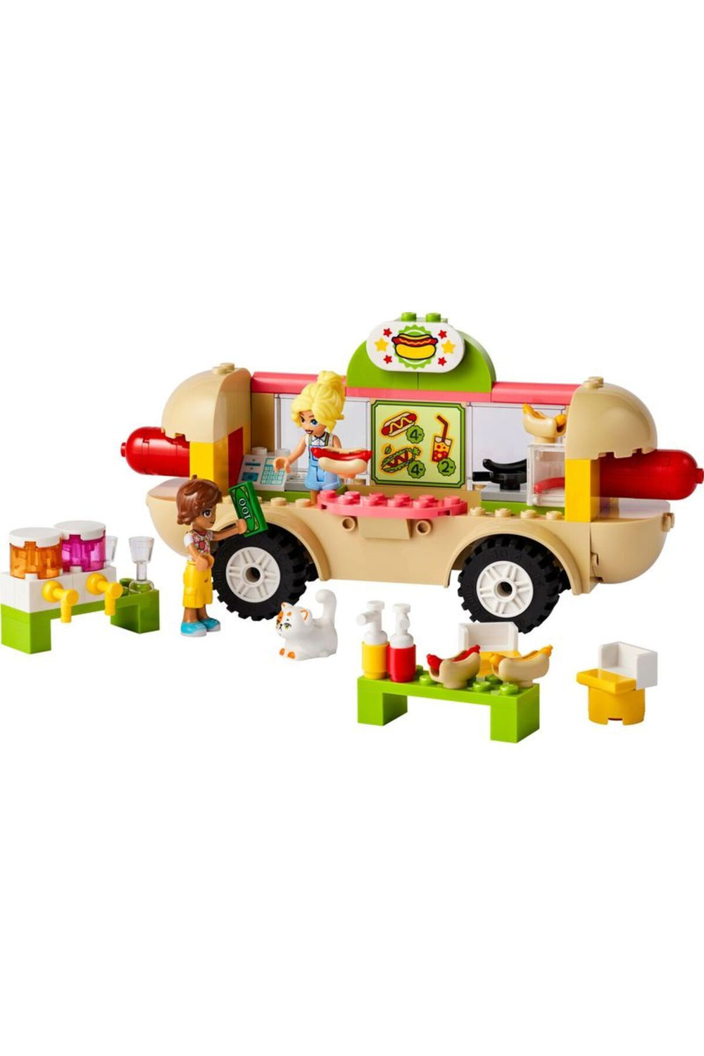 LEGO ® Friends Sosisli Sandviç Arabası 42633 -  Yaratıcı Oyuncak Yapım Seti (100 Parça)