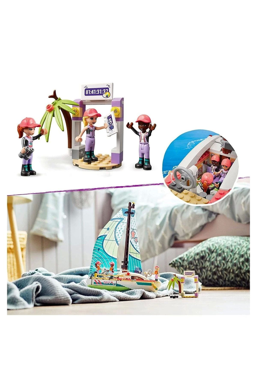 LEGO ® Friends Stephanie’nin Yelkenli Macerası 41716-7 Yaş ve Üzeri  Oyuncak Yapım Seti (309 Parça)