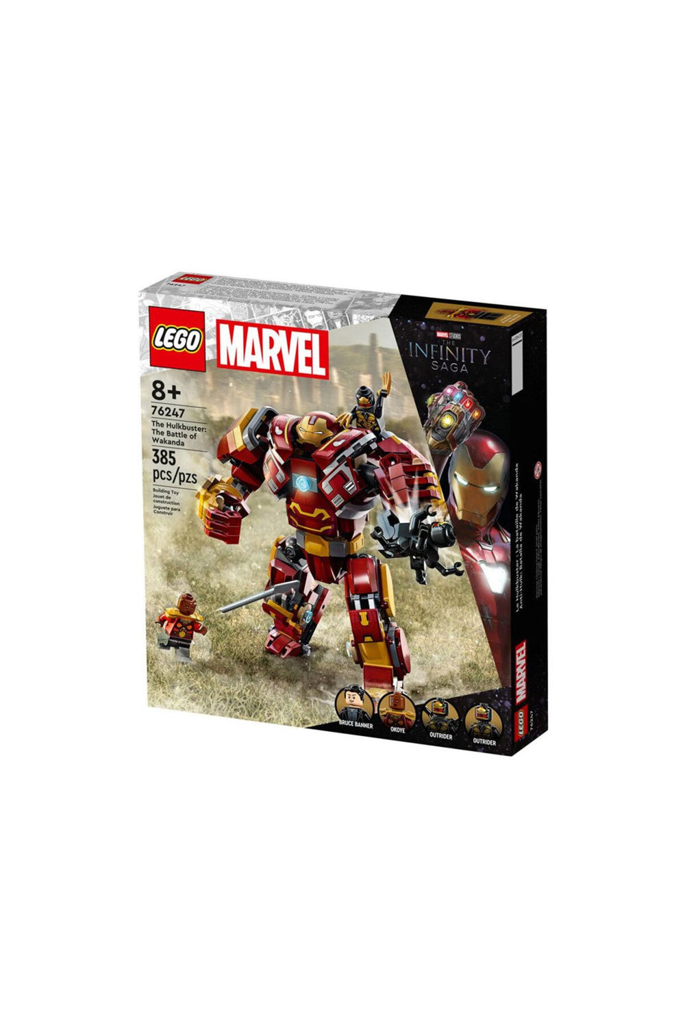 LEGO ® Marvel Hulkbuster: Wakanda Savaşı 76247 - 8 Yaş ve Üzeri Çocuklar için Yapım Seti (385 Parça)