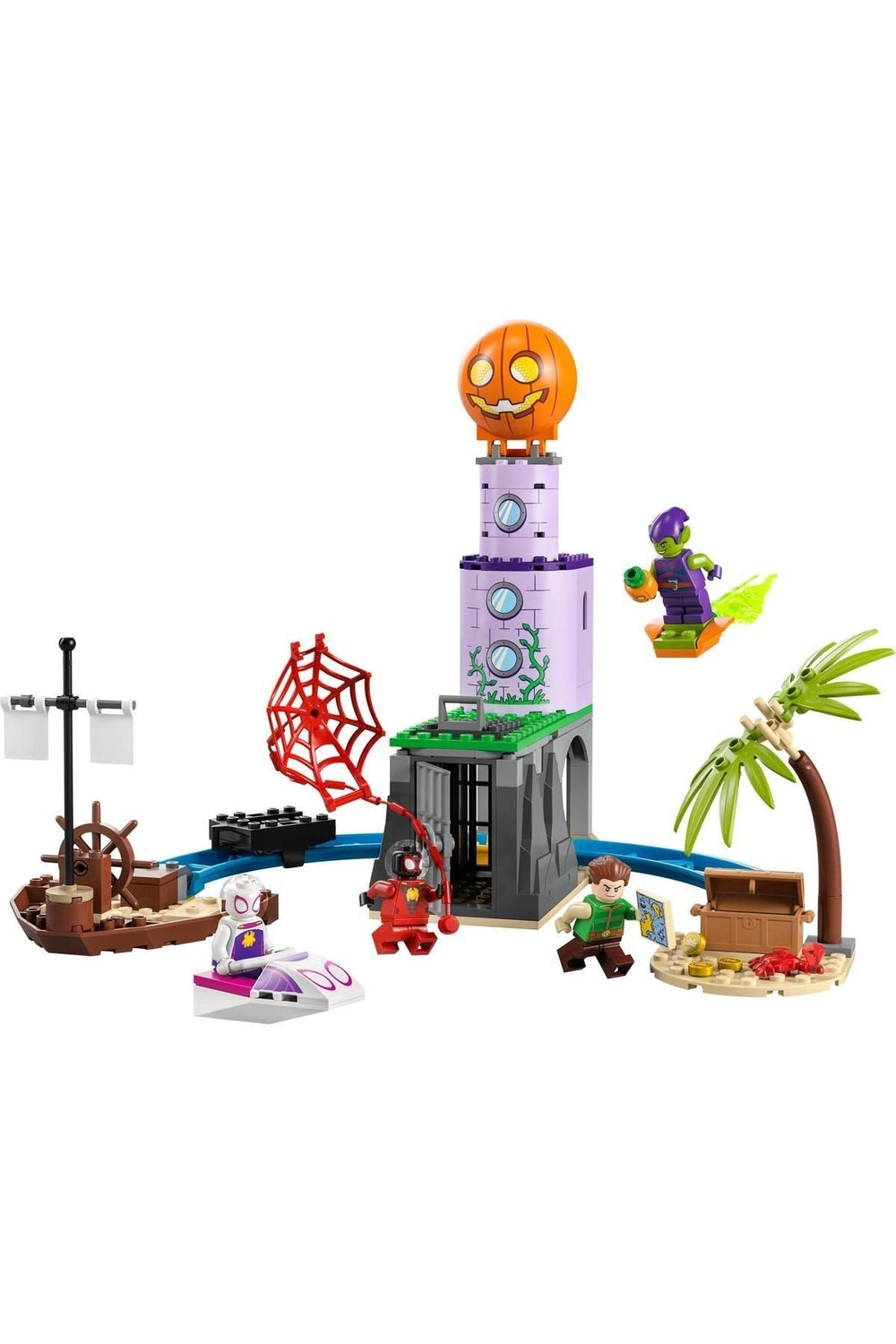 LEGO ® Marvel Spidey Ekibi Yeşil Goblin’in Deniz Fenerinde 10790 - Yaratıcı Oyuncak Seti(149 Parça)