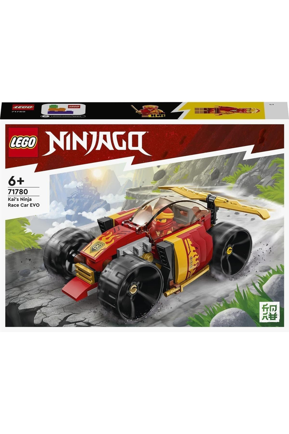 LEGO ® NINJAGO® Kai’nin Ninja Yarış Arabası EVO 71780 - 6 Yaş ve Üzeri için Yapım Seti (94 Parça)