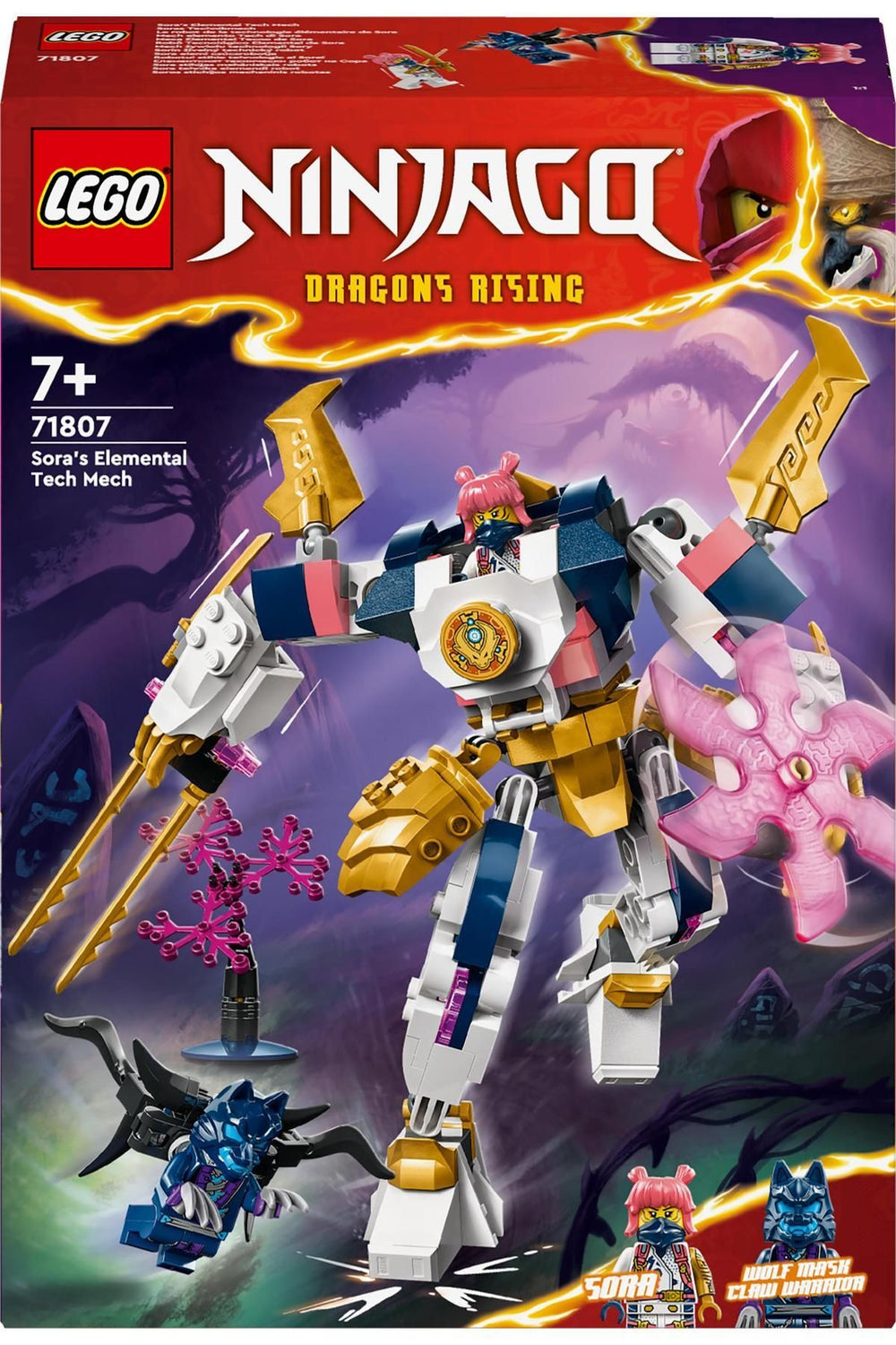 LEGO ® NINJAGO® Sora’nın Teknoloji Elementi Robotu Oyuncağı 71807 (209 Parça)