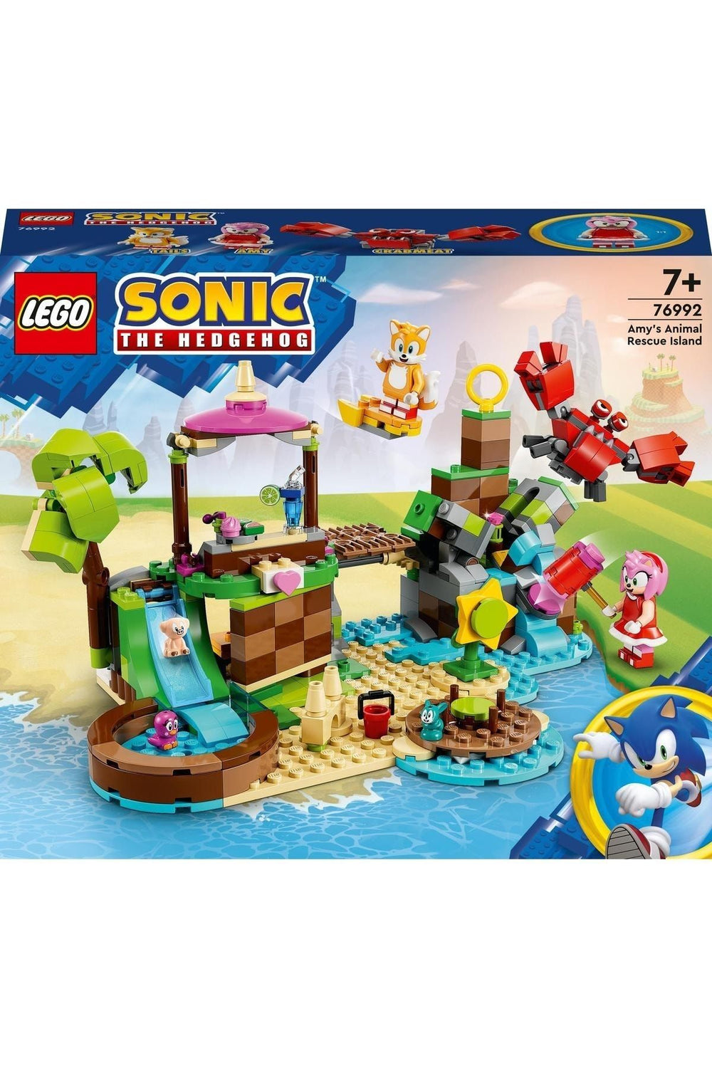 LEGO ® Sonic the Hedgehog™ Amy’nin Hayvan Kurtarma Adası 76992 - Oyuncak Yapım Seti (388 Parça)