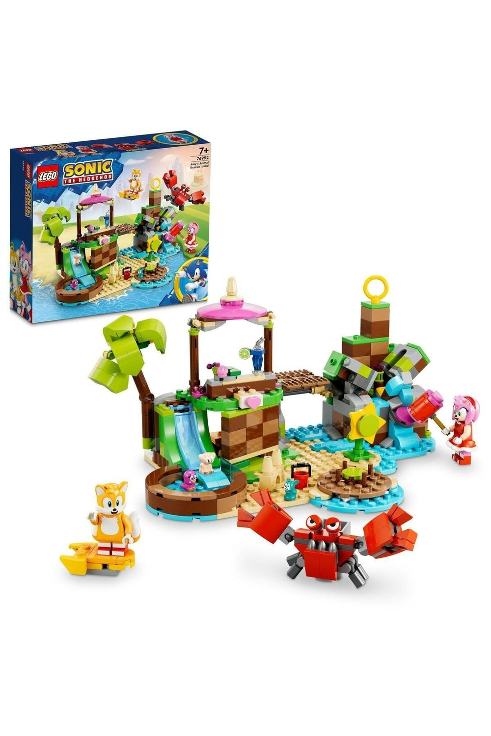 LEGO ® Sonic the Hedgehog™ Amy’nin Hayvan Kurtarma Adası 76992 - Oyuncak Yapım Seti (388 Parça)