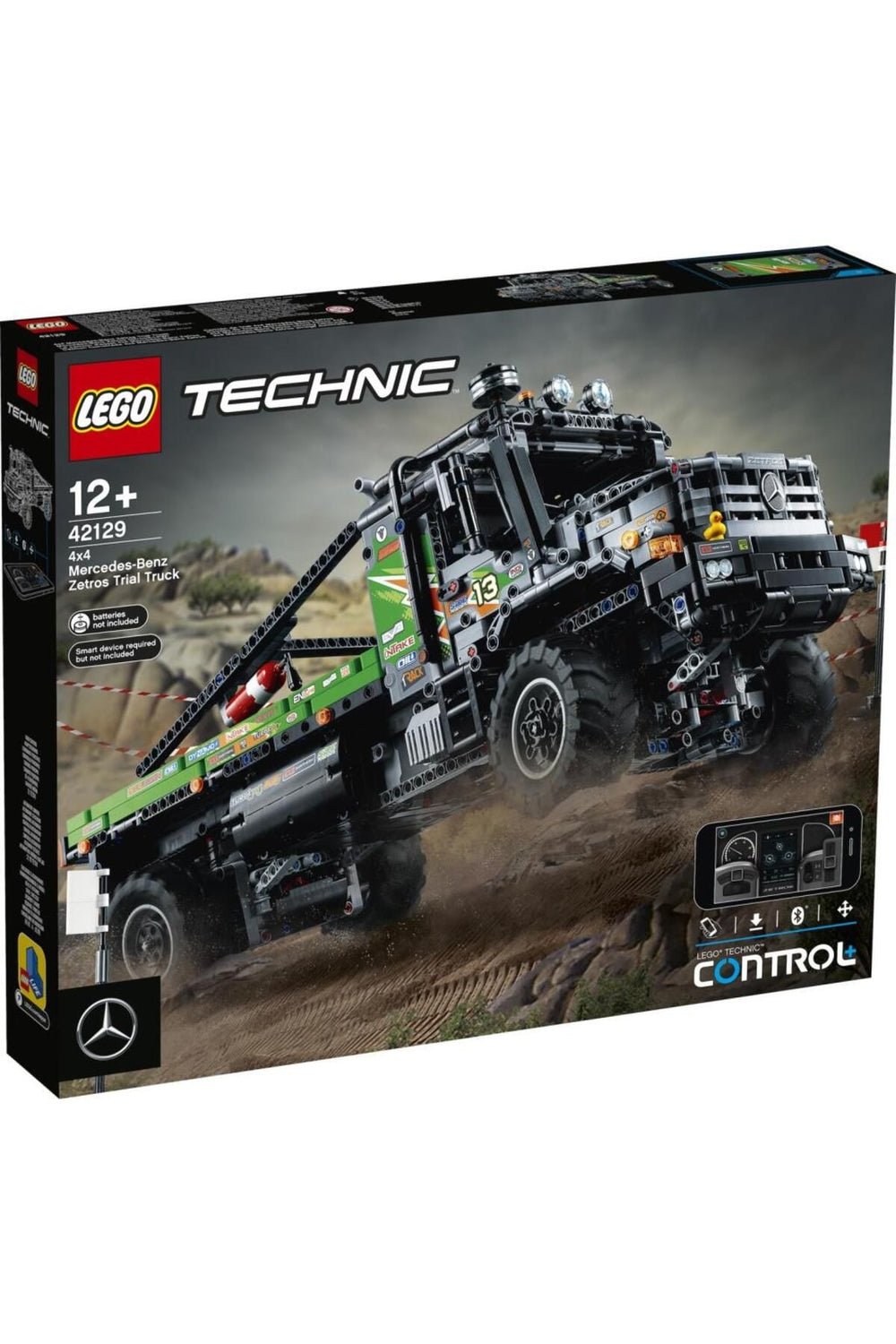 LEGO ® Technic 4x4 Mercedes-Benz Zetros Kamyon 42129 - Koleksiyonluk Model Yapım Seti(2110 Parça)