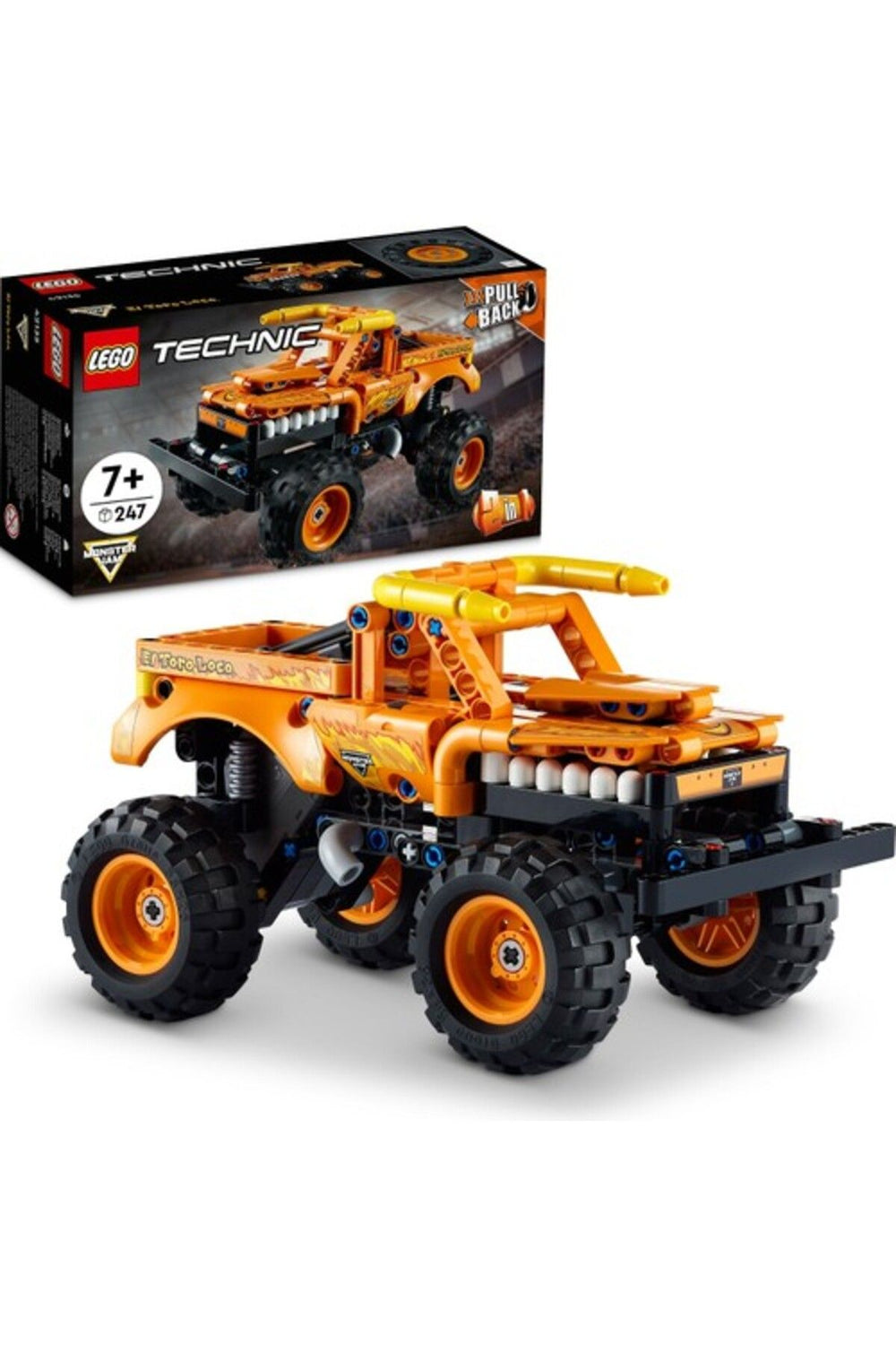 LEGO ® Technic Monster Jam™ El Toro Loco™ 42135 - Koleksiyonluk Kamyon Modeli Yapım Seti (247 Parça)