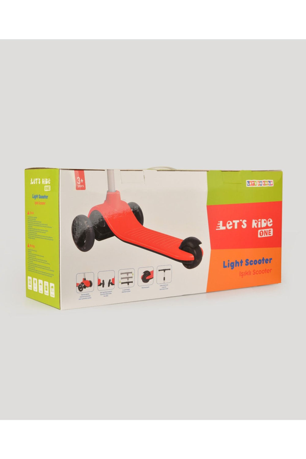 let's be child Lc Let\'s Ride Scooter-kırmızı