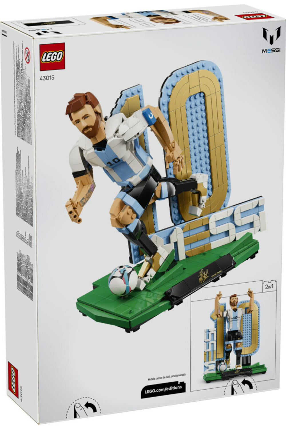 LİONEL MESSİ - FOOTBALL LEGEND 43015 - 12+ YARATICI OYUNCAK YAPIM SETİ (958 PARÇA)
