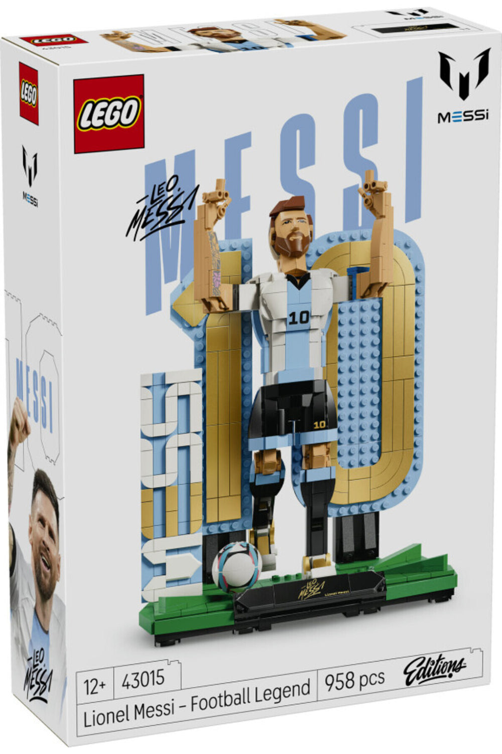 LİONEL MESSİ - FOOTBALL LEGEND 43015 - 12+ YARATICI OYUNCAK YAPIM SETİ (958 PARÇA)