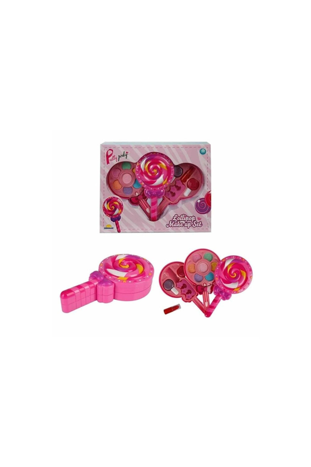 Lolipop Şekilli 2 Katlı Makyaj Güzellik Seti