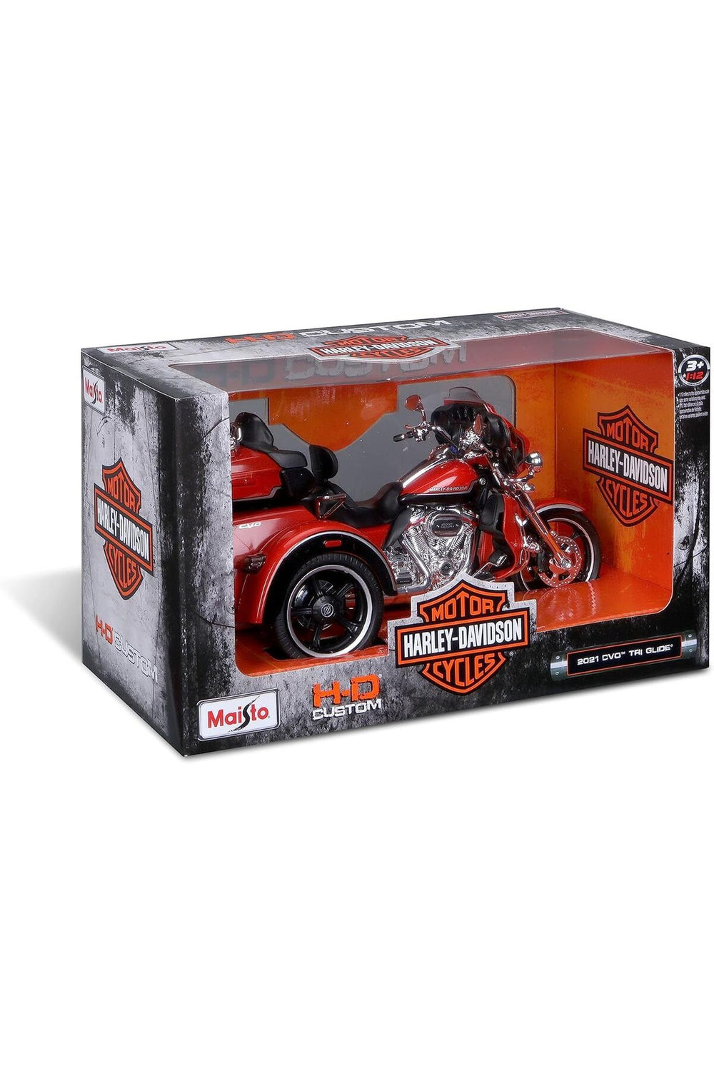 Maisto 1/12 Harley-Davidson 2021 CVO TRI Glide Motosiklet