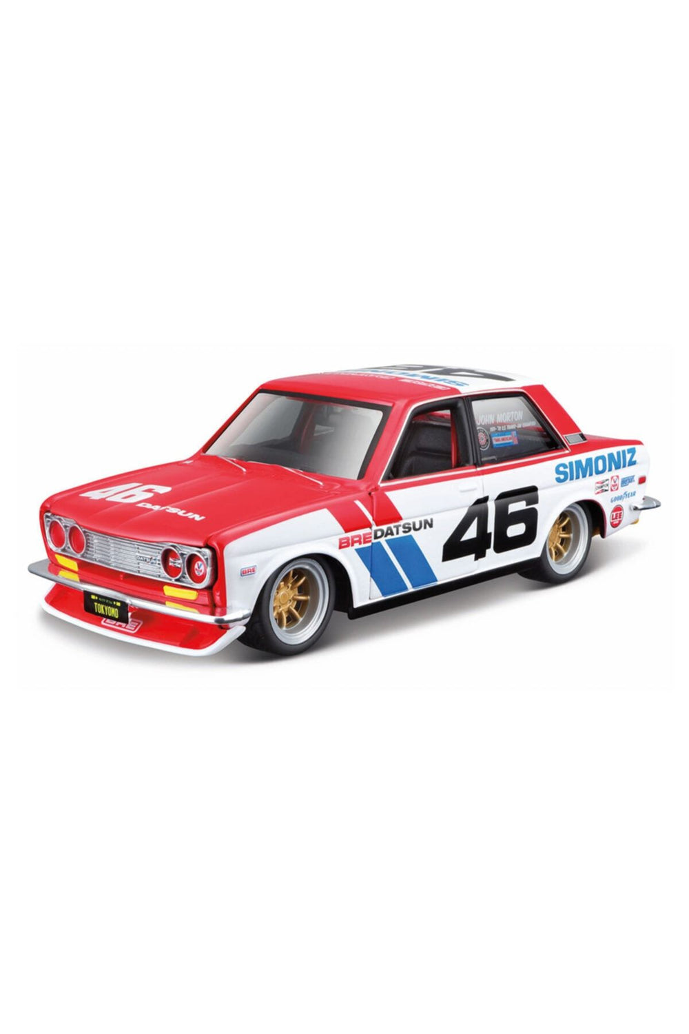 Maisto 1/24 BRE Datsun 510 Kırmızı Beyaz Model Araba