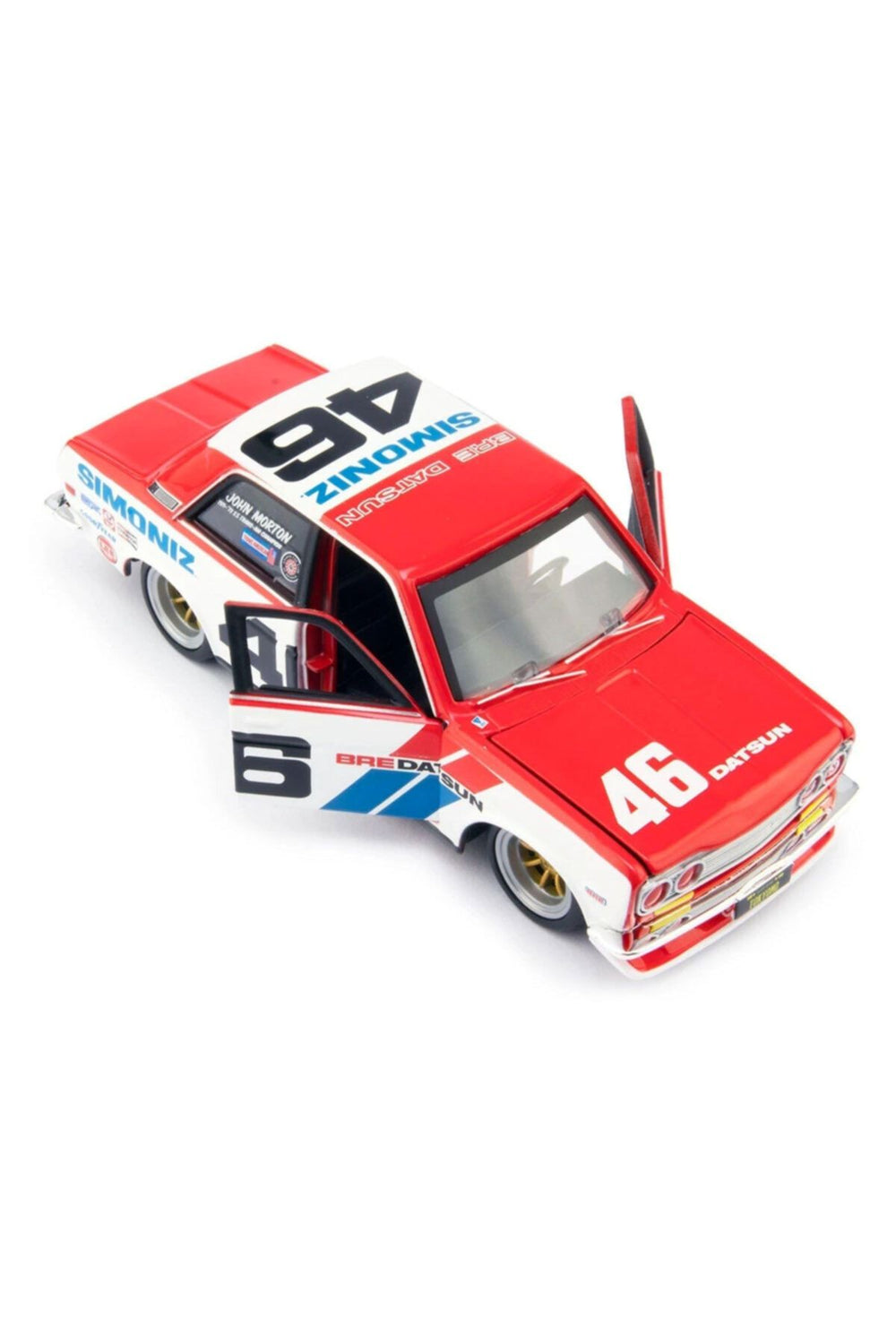 Maisto 1/24 BRE Datsun 510 Kırmızı Beyaz Model Araba