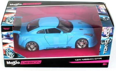 Maisto 1/24 Nissan GT-R Mavi