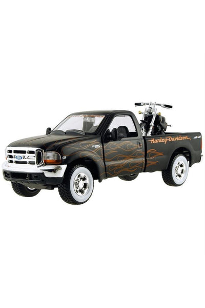 Maisto 1:27 1999 Ford F-350 Super Duty Pickup - Siyah
