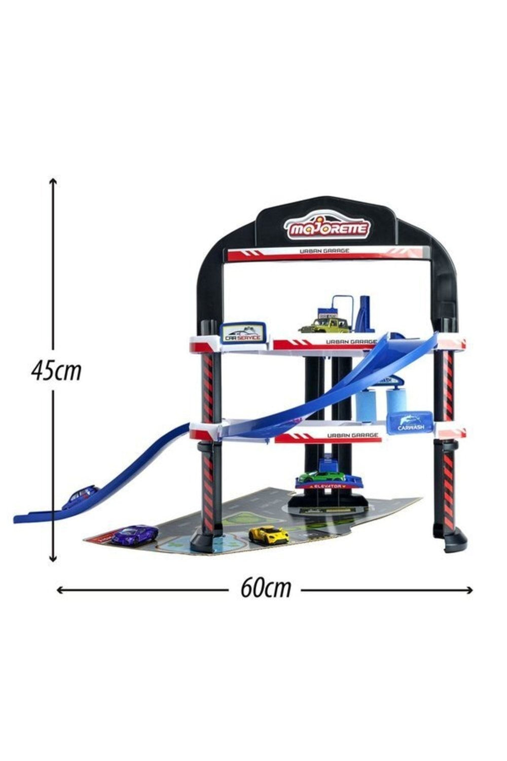 Majorette Urban Garage + 5 Cars