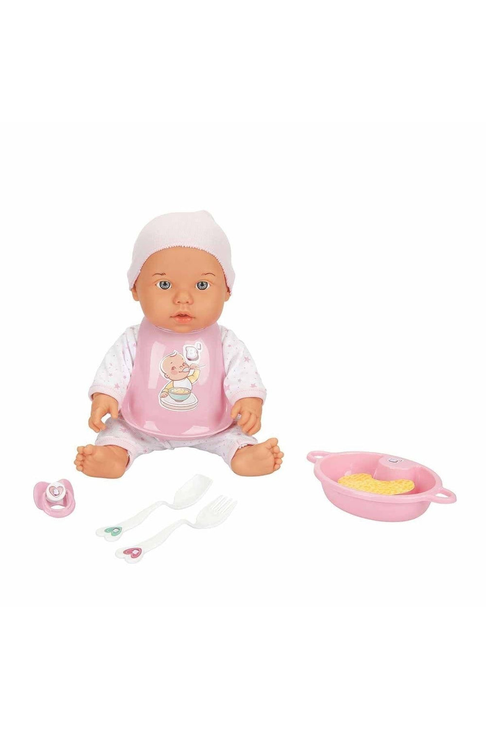 Marka 030021 , Bebelou Yemek Zamanı Sesli Bebek Seti 35 Cm / +3 Yaş