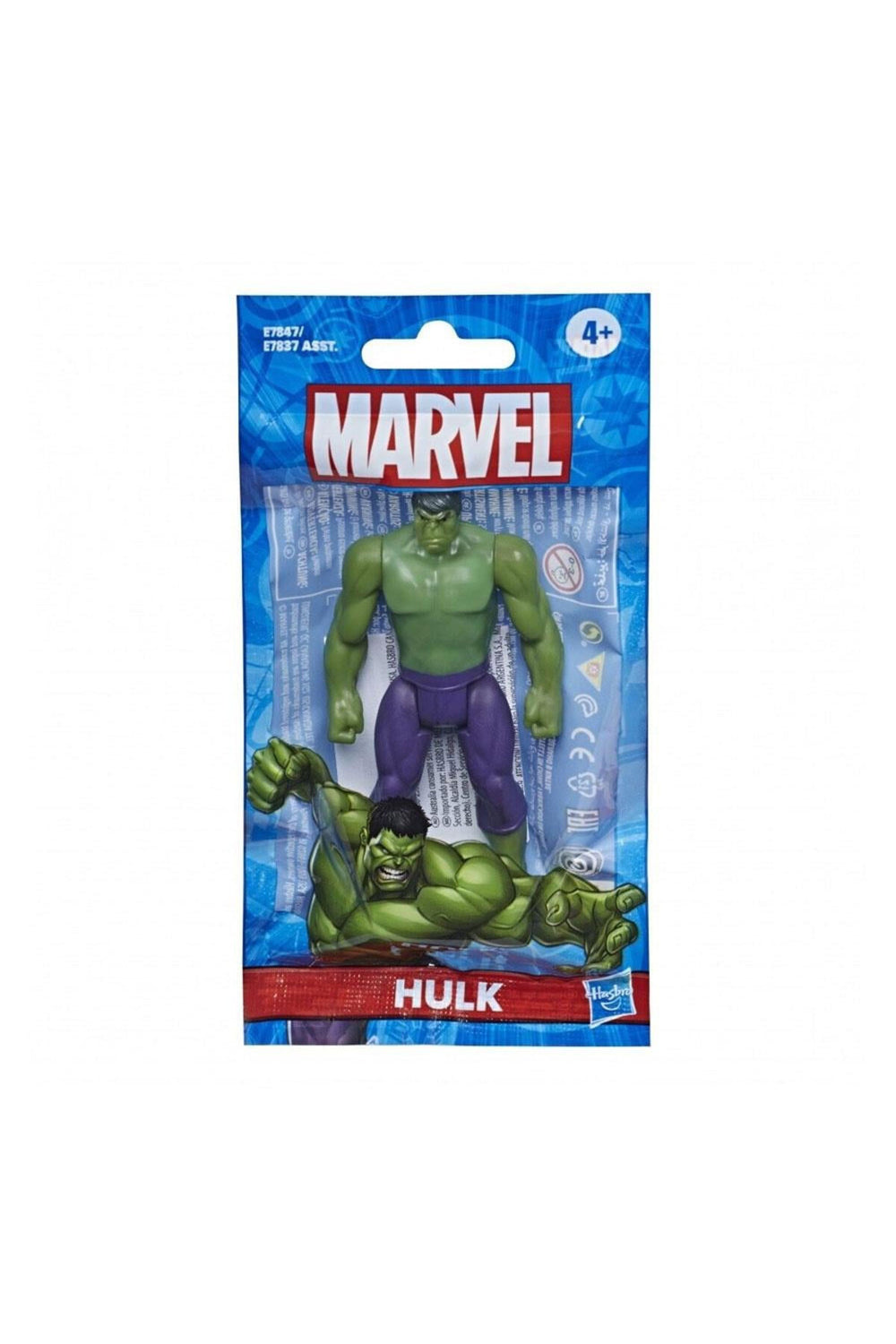 Marvel Aksiyon Figürleri 9,5 cm Hulk E7837-E7847