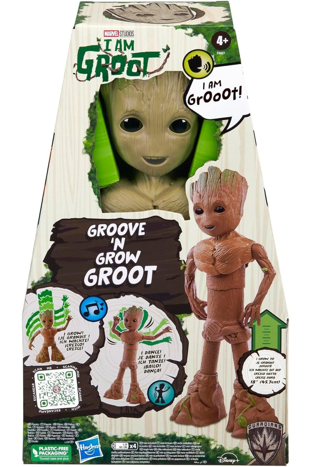 MARVEL Guardians Of Galaxy Interaktif Dans Eden Groot F8027