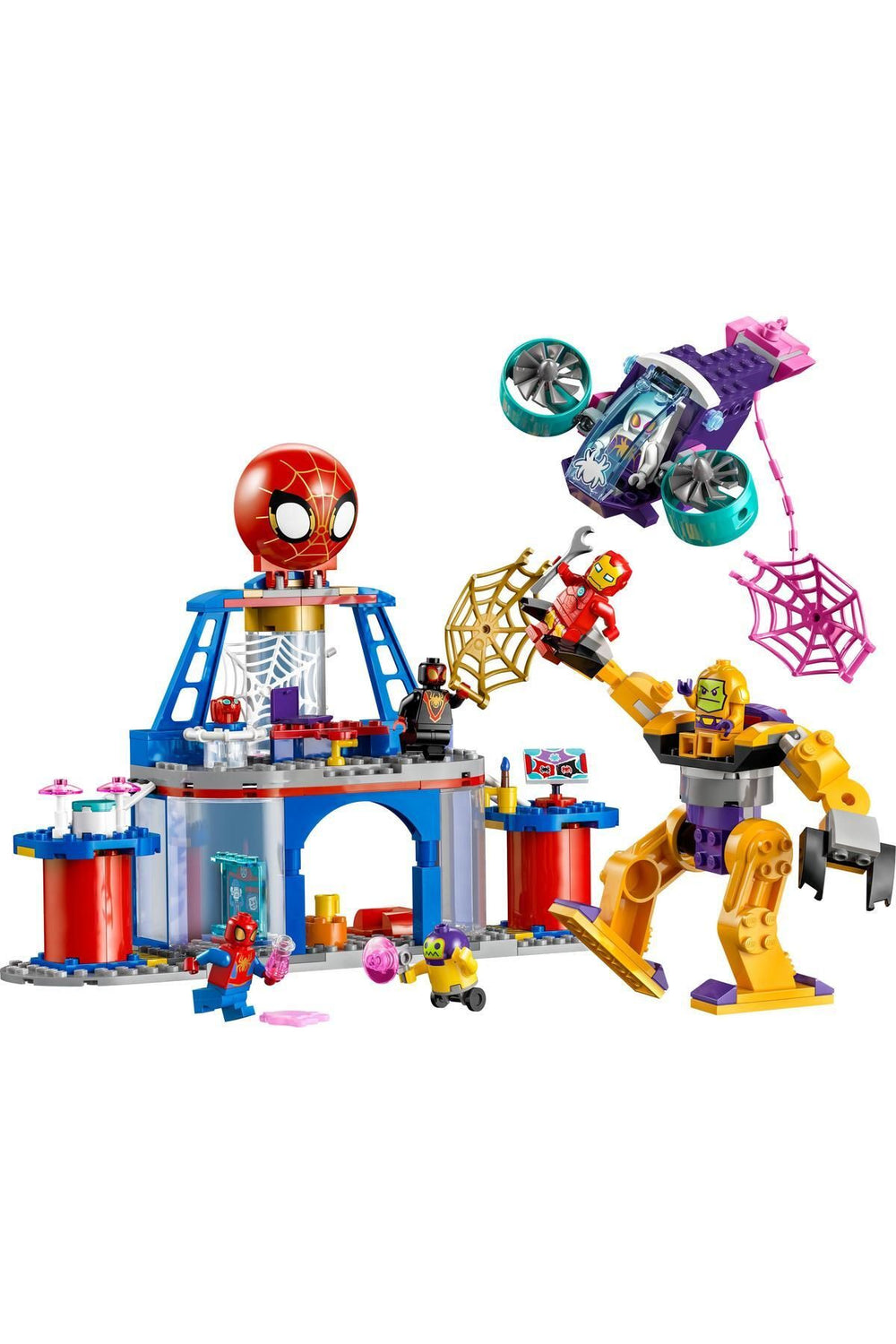 ® Marvel Spidey Takımı Ağ Örücü Karargahı 10794 - 4 Yaş ve Üzeri İçin Yapım Seti (193 Parça)
