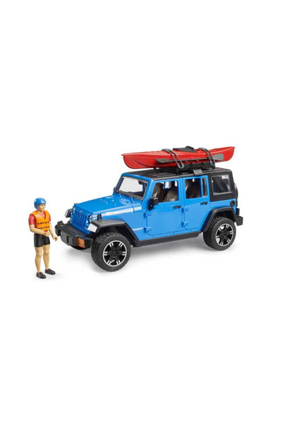 Bruder Jeep Wrangler Rubicon Kano Ve Sürücü 02529
