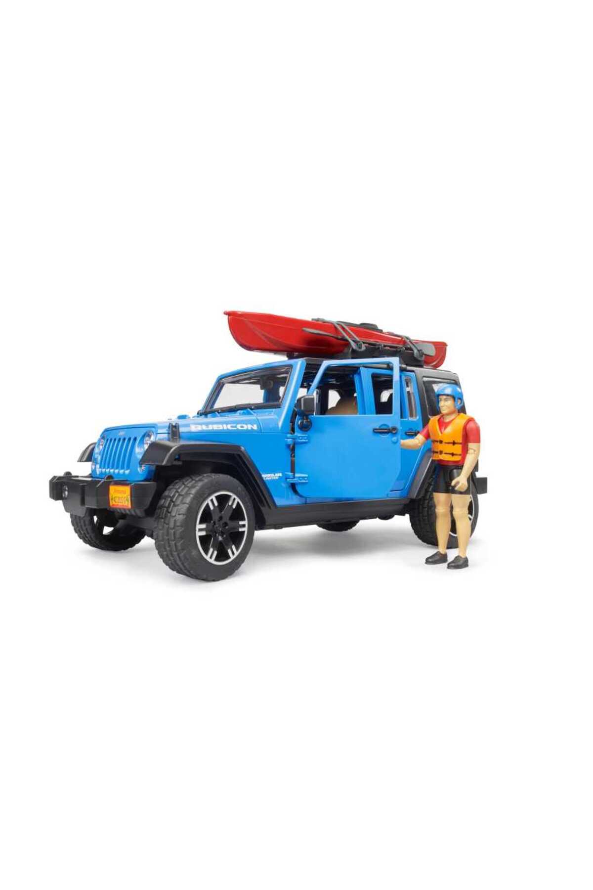 Bruder Jeep Wrangler Rubicon Kano Ve Sürücü 02529