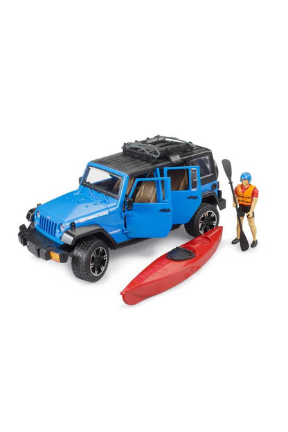 Bruder Jeep Wrangler Rubicon Kano Ve Sürücü 02529