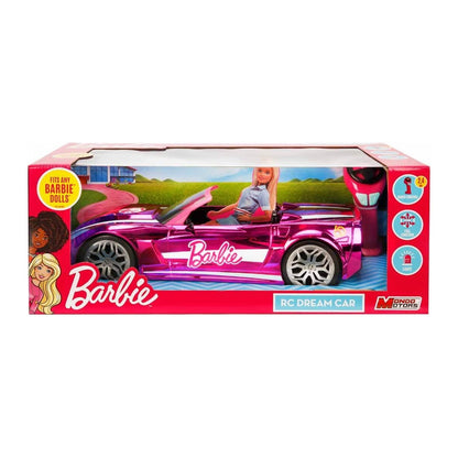 Barbie'nin Işıklı Uzaktan Kumandalı Rüya Arabası 42 cm