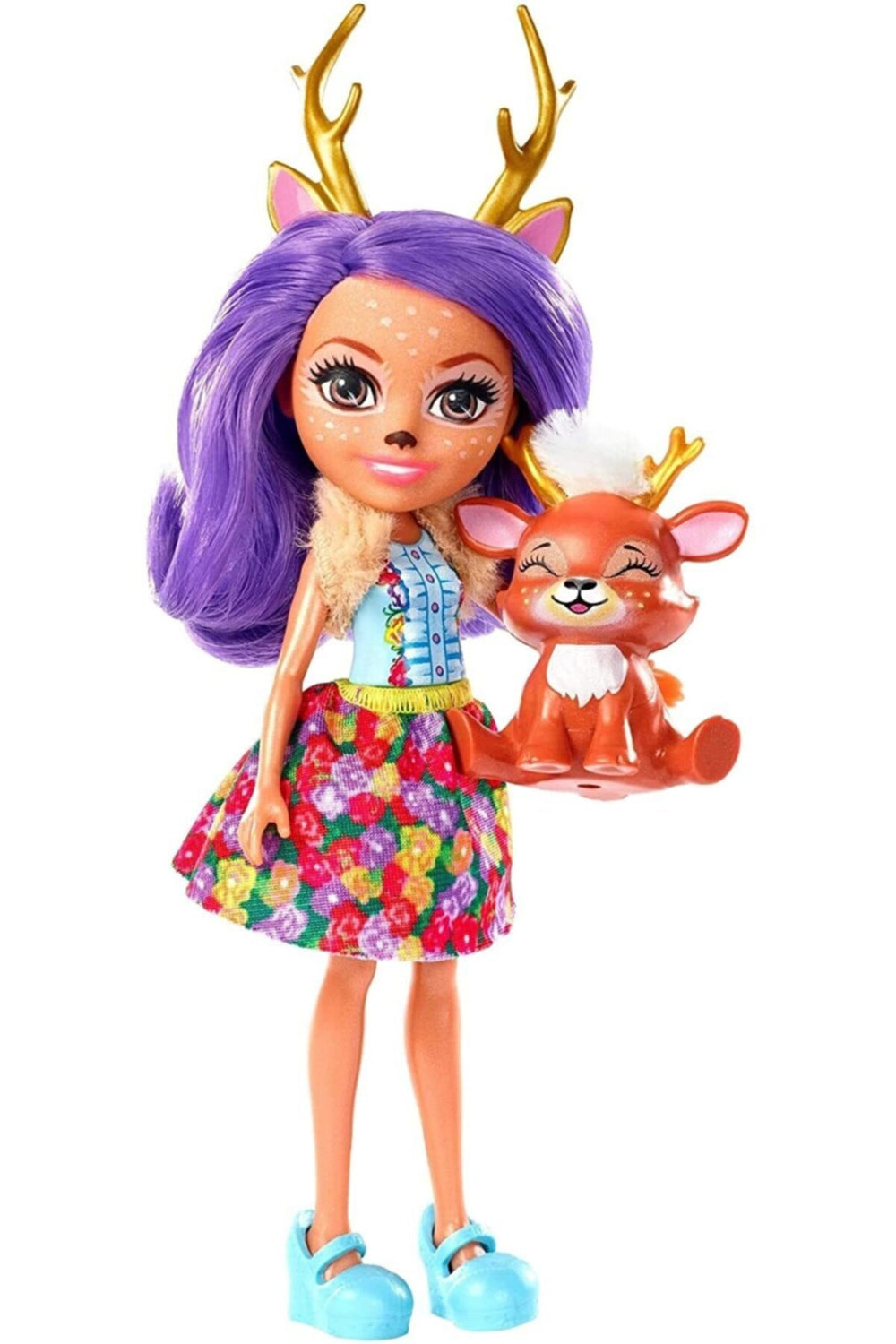 Mattel Enchantimals Bebek Serisi, Geyik Danessa Bebek ve Sprint, FXM75