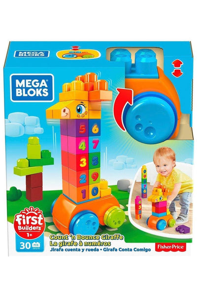 mattel Marka: Gfg19 Mega Bloks® Matematik Arkadaşı Zürafa / +1 Yaş Kategori: Spor Oyuncakları