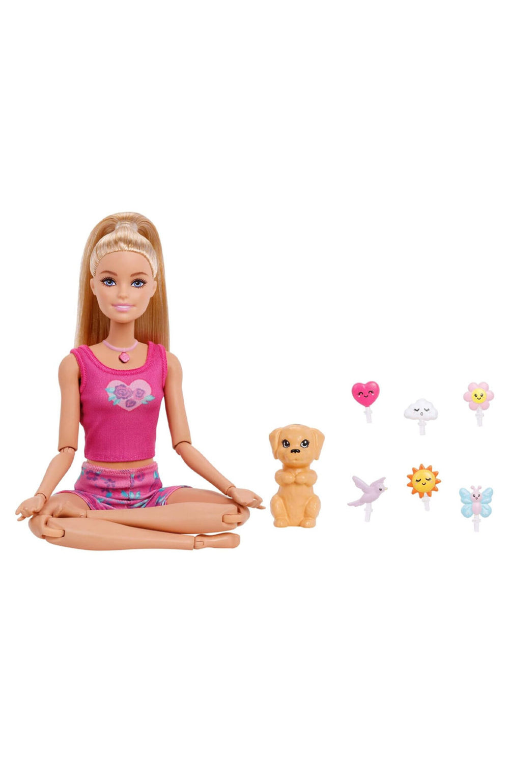 ® Meditasyoncu Bebek ve Aksesuarlar, Yoga kıyafetleri giyen ışıklı, sesli ve müzikli JJN55