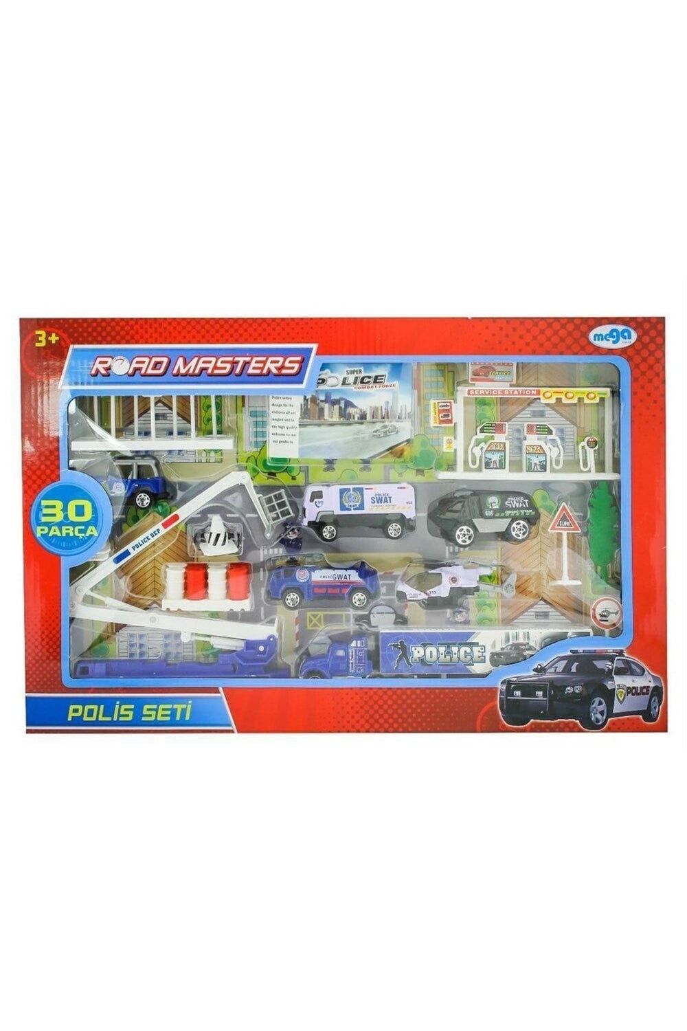 Mega Road Master Polis Seti 30 Parça