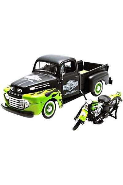 Model Araba 1:27 1948 Ford F-1 Pickup 1948 FL Panhead 32171