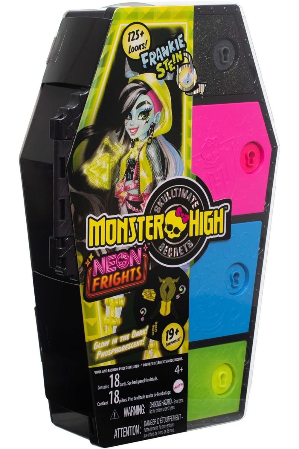 MONSTER HIGH Neon Frights Bebekler HNF79 - Frankie Stein