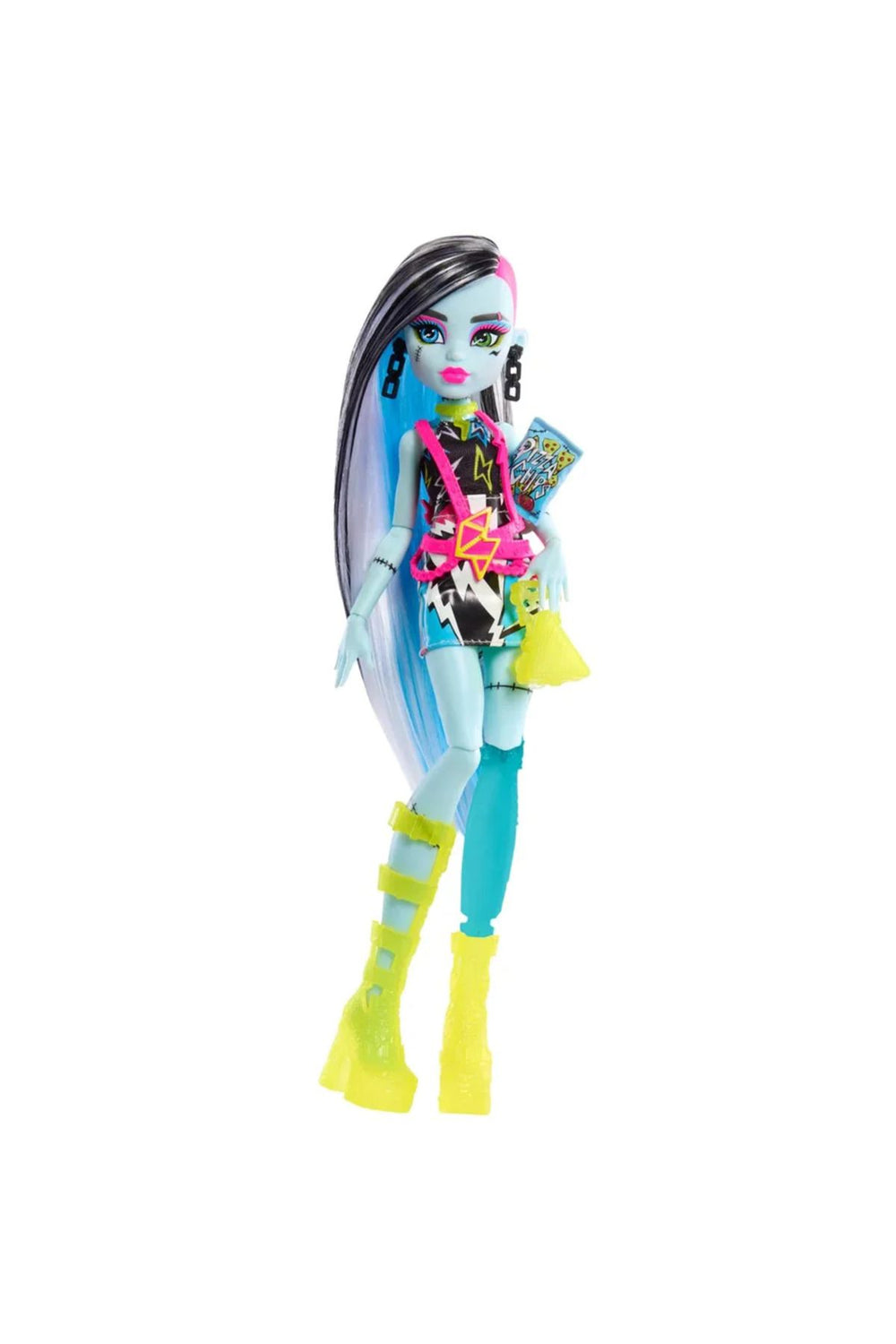 MONSTER HIGH Neon Frights Bebekler HNF79 - Frankie Stein