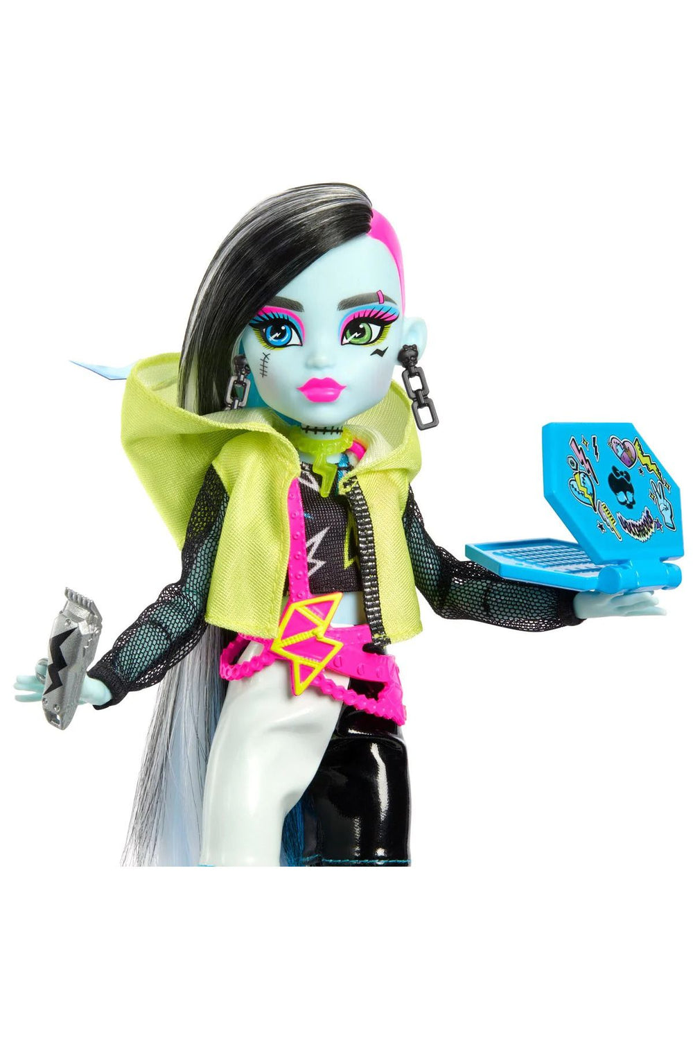 MONSTER HIGH Neon Frights Bebekler HNF79 - Frankie Stein
